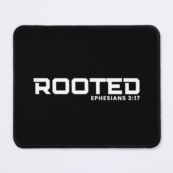 Item preview, Rooted - Ephesians 3:17 Christian Faith Growth - White Design designed and sold by MoriaStore.