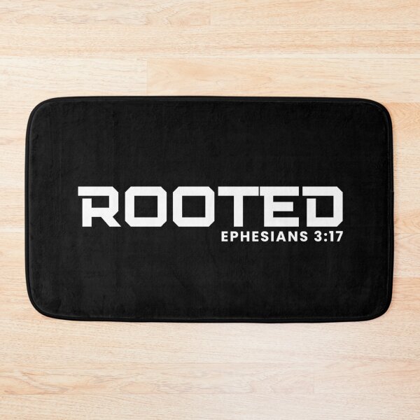 Item preview, Rooted - Ephesians 3:17 Christian Faith Growth - White Design designed and sold by MoriaStore.