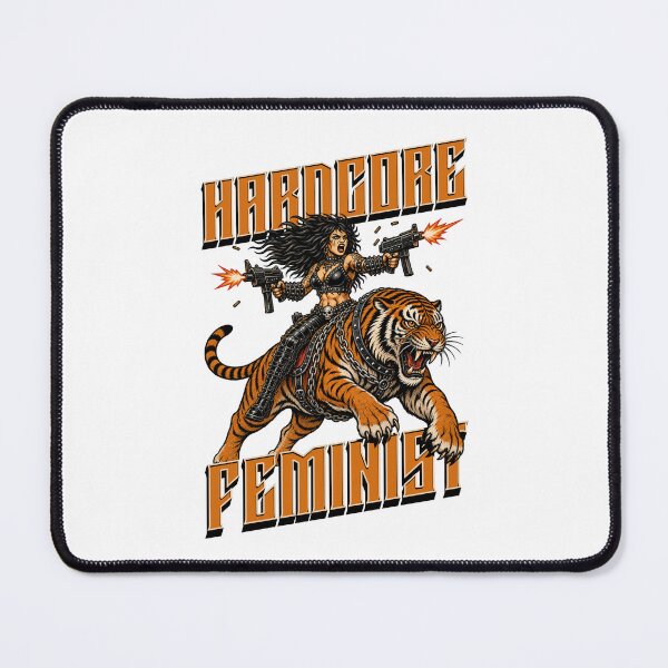 Item preview, Hardcore Feminist Warrior Pride designed and sold by Zenbudget.