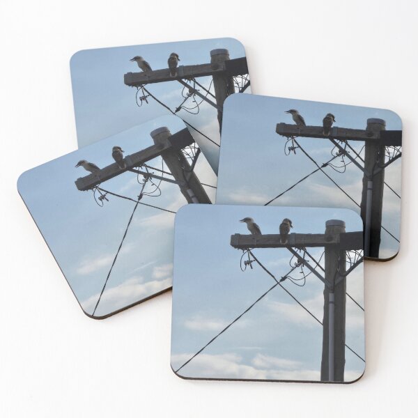 Item preview, Kookaburras on Telephone Pole designed and sold by Laura-4425.