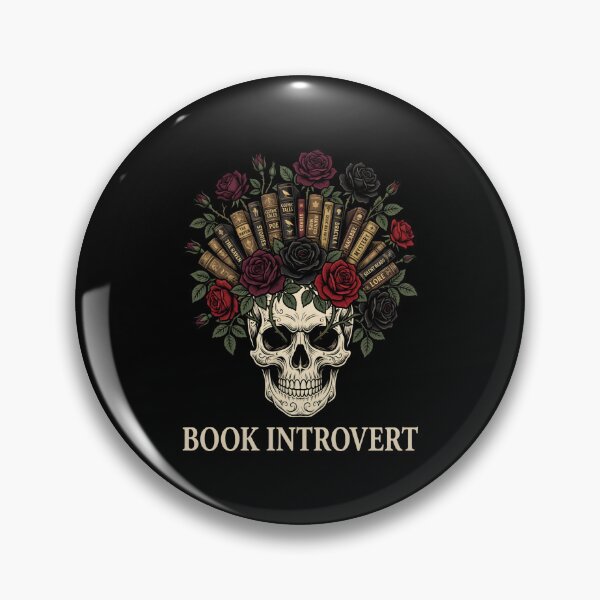 Item preview, Book Introvert Gothic Skull Horror designed and sold by SplashTastic.