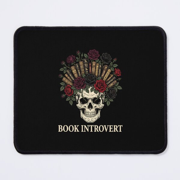 Item preview, Book Introvert Gothic Skull Horror designed and sold by SplashTastic.