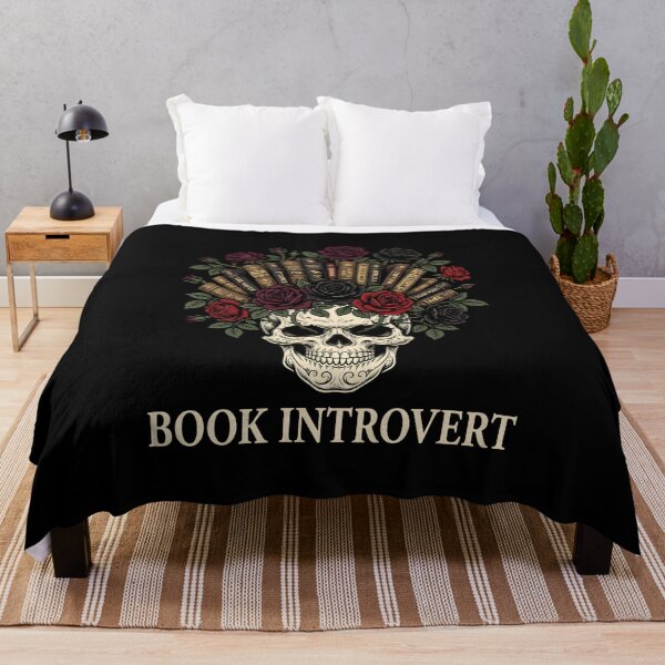 Item preview, Book Introvert Gothic Skull Horror designed and sold by SplashTastic.