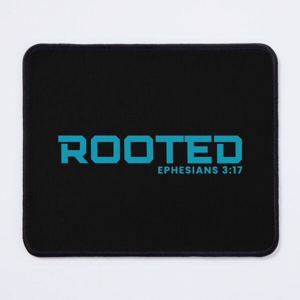 Item preview, Rooted - Ephesians 3:17 Christian Faith Growth - Sky Blue Design designed and sold by MoriaStore.