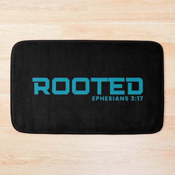 Item preview, Rooted - Ephesians 3:17 Christian Faith Growth - Sky Blue Design designed and sold by MoriaStore.