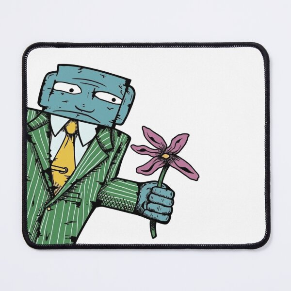 Item preview, Robot Gentleman Holding Flower Funny Weird Art designed and sold by MenaceBehavior.