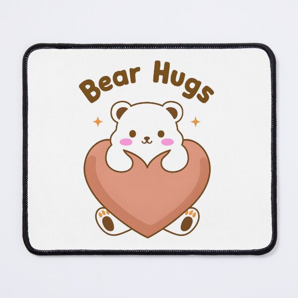 Item preview, Bear Hugs Cute Teddy Heart designed and sold by ChocoMellowCo.