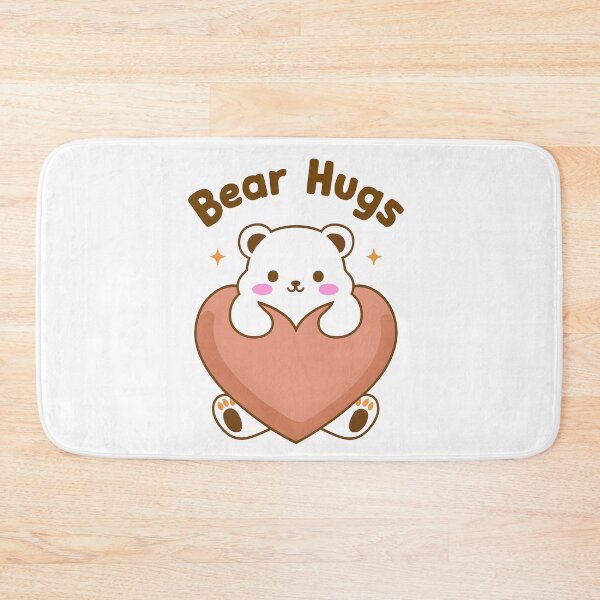 Item preview, Bear Hugs Cute Teddy Heart designed and sold by ChocoMellowCo.