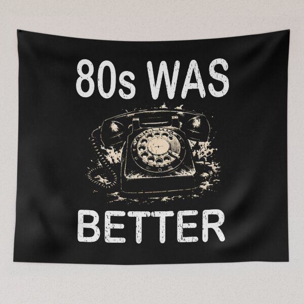 Item preview, 80s Was Better Retro Vintage Rotary Telephone nostalgia freedom good old days designed and sold by Jt41.