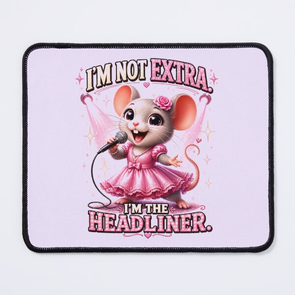 Item preview, Sassy Mouse Performer Pink Coquette Women Gift designed and sold by Gentlestate.