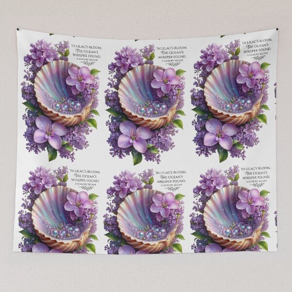 Item preview, Lilac Seashell Pearl Sensory Escape designed and sold by Sovereign Supply Co..