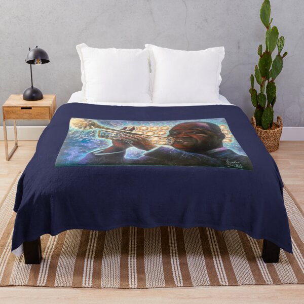 Item preview, Louis Armstrong - What a Wonderful World Jazz Painting designed and sold by Artdesrapides.