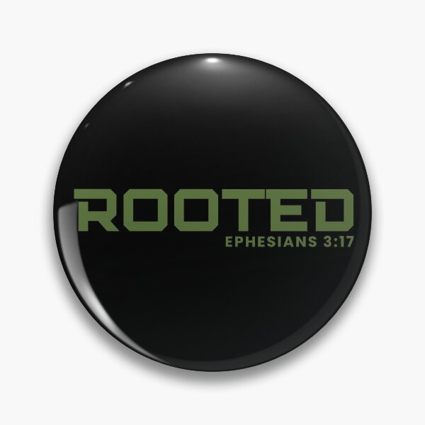 Item preview, Rooted - Ephesians 3:17 Christian Faith Growth - Green Design designed and sold by MoriaStore.