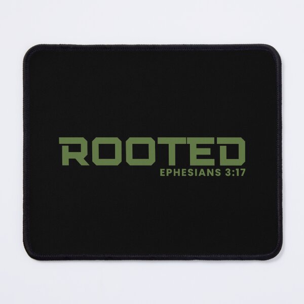 Item preview, Rooted - Ephesians 3:17 Christian Faith Growth - Green Design designed and sold by MoriaStore.