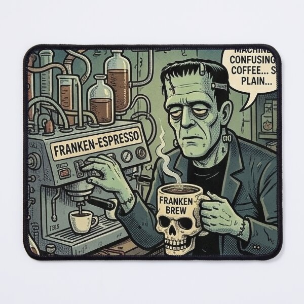 Item preview, Franken Mornign Coffe designed and sold by RaymondMills.