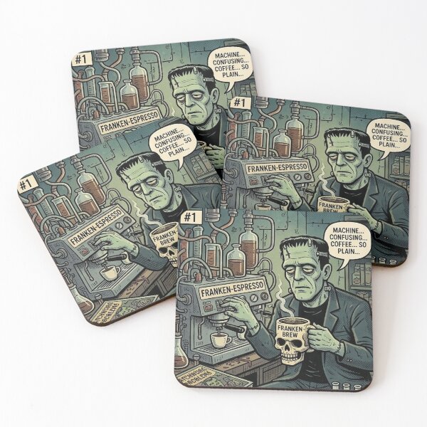 Item preview, Franken Mornign Coffe designed and sold by RaymondMills.