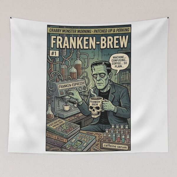 Item preview, Franken Mornign Coffe designed and sold by RaymondMills.