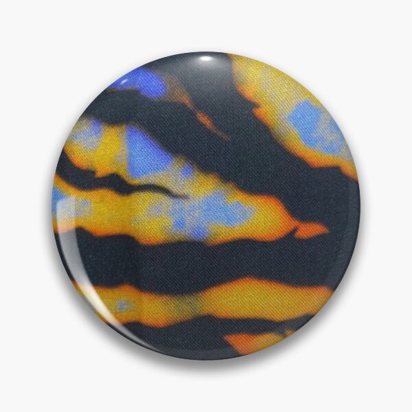 Item preview, Blue & Yellow Tiger Stripes designed and sold by birdieco.