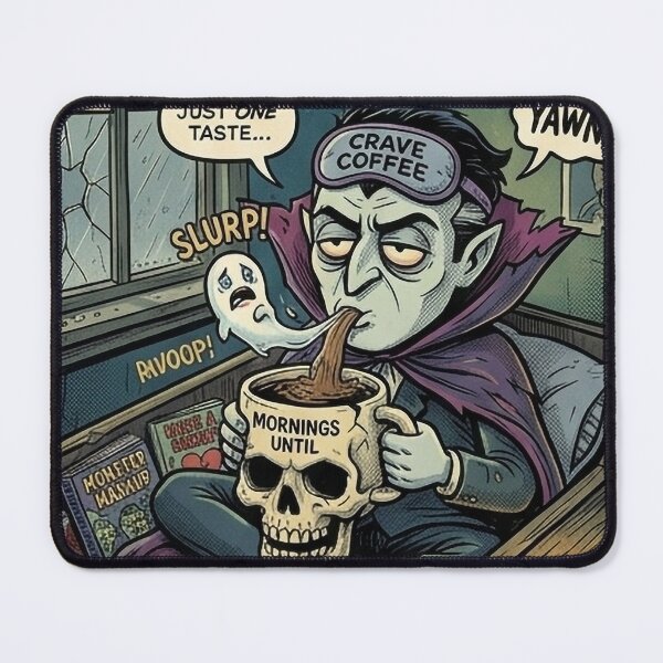 Item preview, Vampires Morning Coffe designed and sold by RaymondMills.