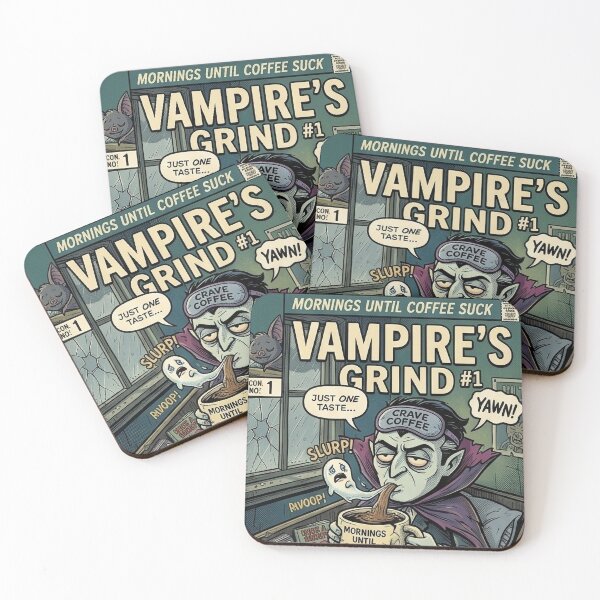 Item preview, Vampires Morning Coffe designed and sold by RaymondMills.
