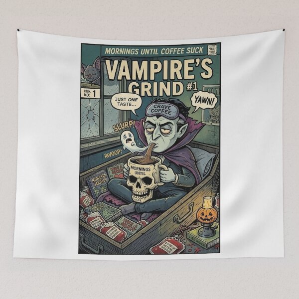 Item preview, Vampires Morning Coffe designed and sold by RaymondMills.