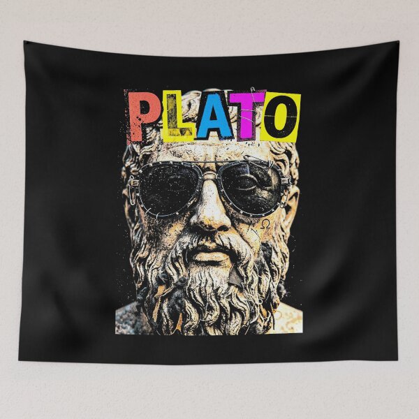 Item preview, Plato Funny Philosophy Pop Art Portrait Philosopher designed and sold by GrandeDuc.