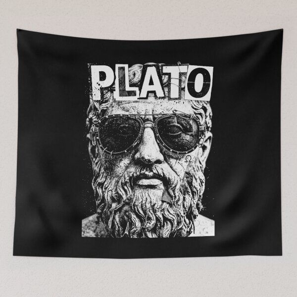 Item preview, Plato Funny Philosophy Pop Art Portrait Philosopher designed and sold by GrandeDuc.