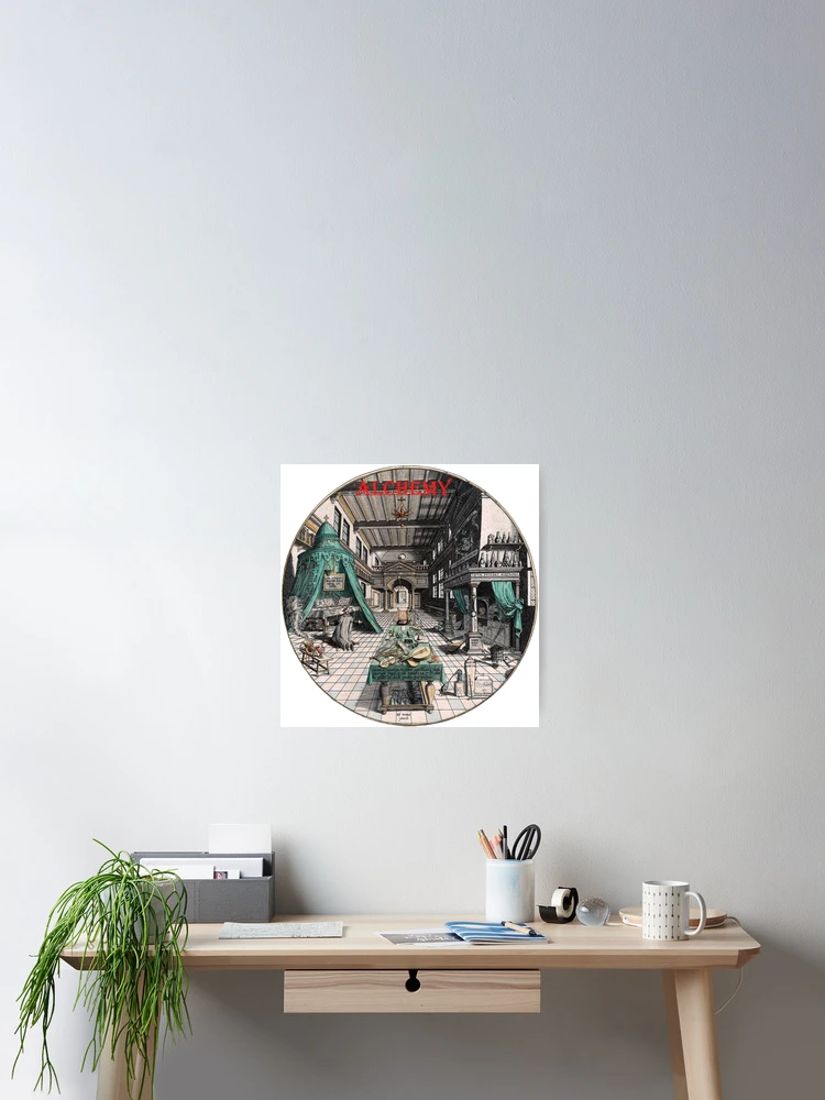 Thumbnail 2 of 3, Poster, Alchemy Laboratory designed and sold by WindsofJupiter.
