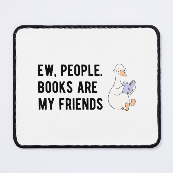 Item preview, Cute Reading Goose Book Lover Cartoon Design designed and sold by luckyhue.