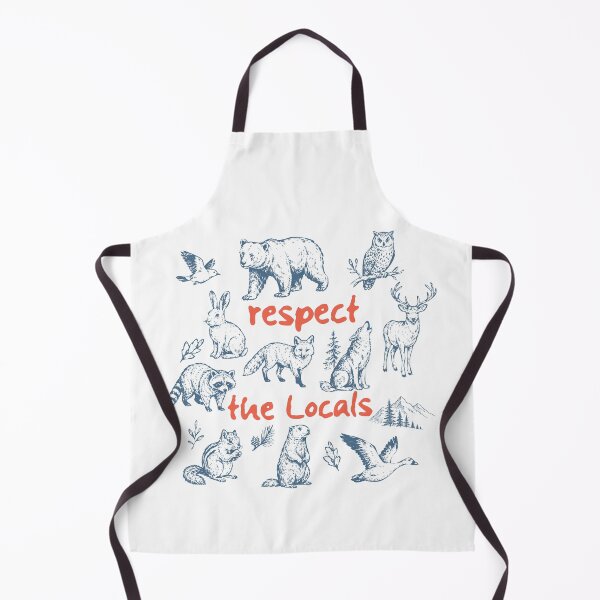 Item preview, Respect The Locals Shirt, Wildlife Shirt, Nature Lover Tee, Camping Shirt, National Park designed and sold by Ezim-Rambic.