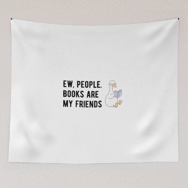 Item preview, Cute Reading Goose Book Lover Cartoon Design designed and sold by luckyhue.
