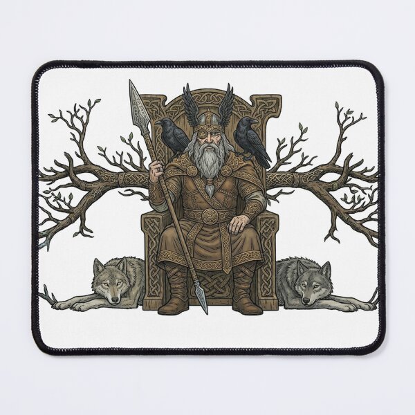 Item preview, Odin Allfather Throne | Norse Mythology Art designed and sold by Ofiel.