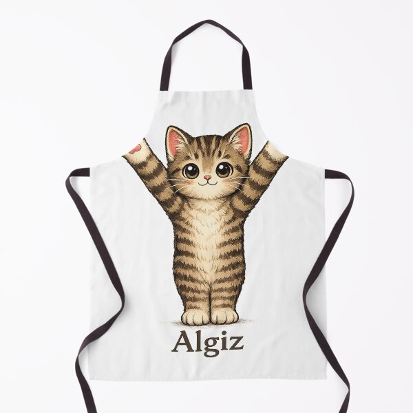 Item preview, Algiz Rune Cat Shirt, Viking T-Shirt, Futhark Rune Tee, Norse Mythology Lover Gift, Kawaii Kitten designed and sold by ToastDesign.