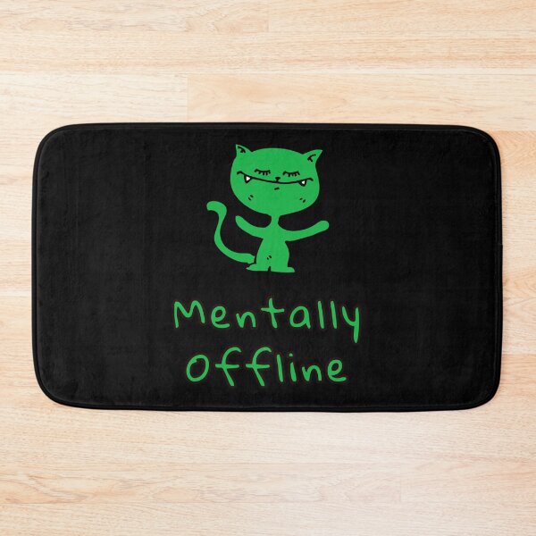 Item preview, Mood System Cats – Mentally Offline Cat Meme designed and sold by ContigoART.