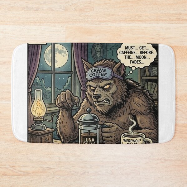 Item preview, Werewolf Morning Coffe designed and sold by RaymondMills.