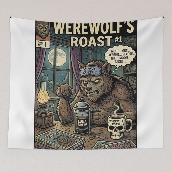 Item preview, Werewolf Morning Coffe designed and sold by RaymondMills.