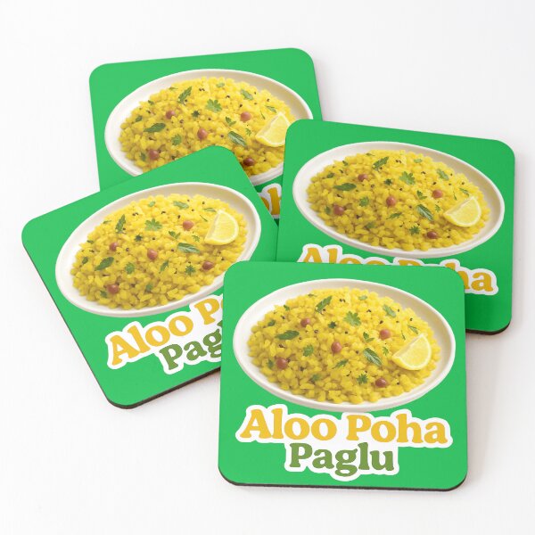 Artikelvorschau, Aloo Poha Paglu Sticker entworfen und verkauft von krazzyremo.