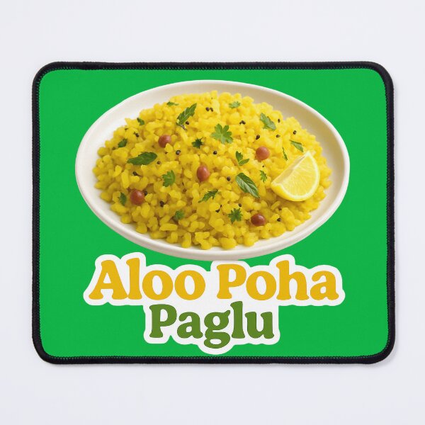 Item preview, Aloo Poha Paglu Sticker designed and sold by krazzyremo.