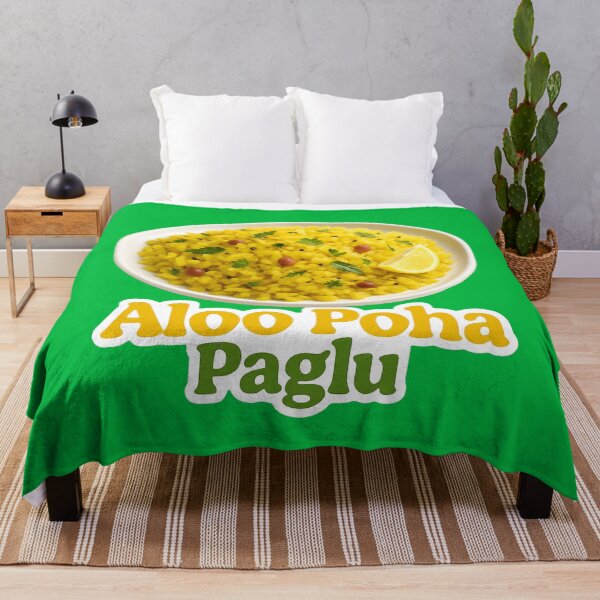 Item preview, Aloo Poha Paglu Sticker designed and sold by krazzyremo.
