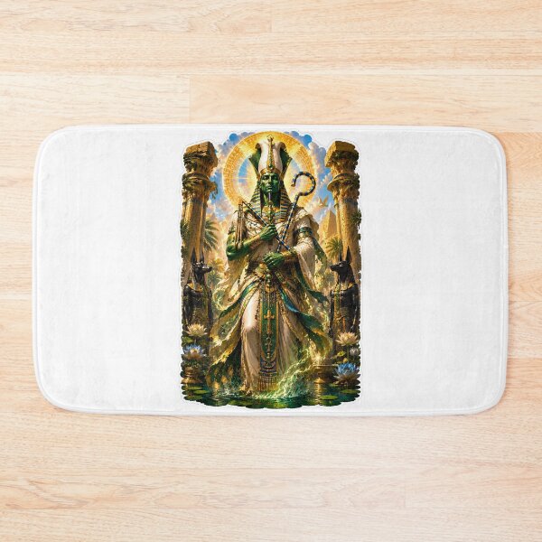 Item preview, Osiris God of the Afterlife  Egyptian Mythology Divine King Art designed and sold by MythwovenShop.