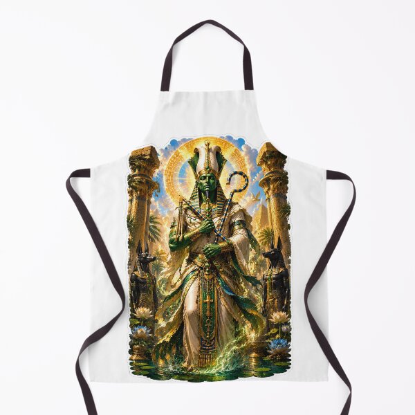 Item preview, Osiris God of the Afterlife Egyptian Mythology Divine King Art designed and sold by MythwovenShop.