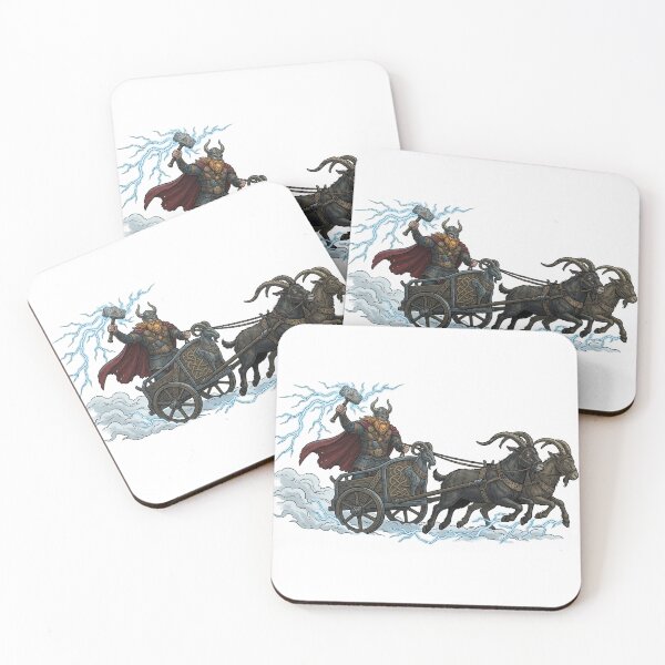 Item preview, Thor Chariot of Thunder | Norse Mythology Art designed and sold by Ofiel.