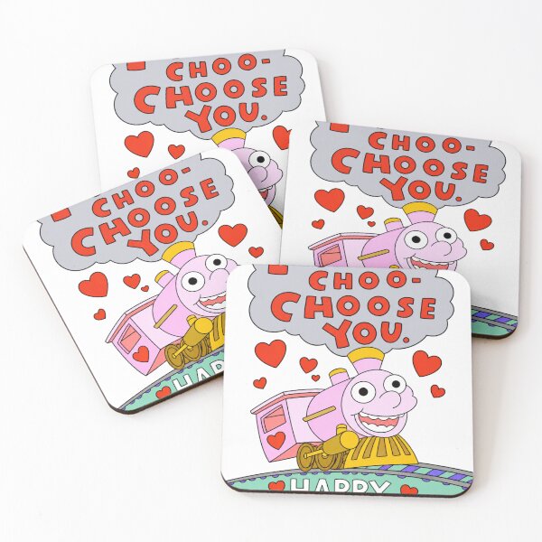 Item preview, Funny Cartoon Valentine Train, Retro Romance Tee, Cute Choo Choo Love Shirt, Nostalgic 90s Cartoon Style Gift designed and sold by ToastDesign.