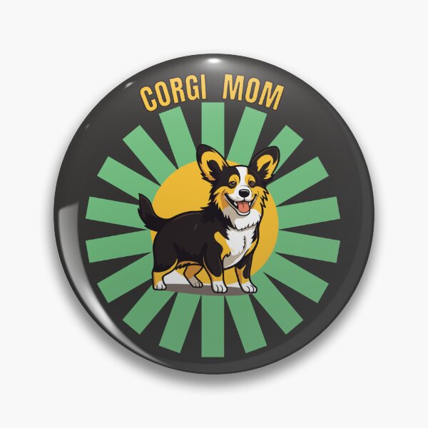 Item preview, Retro Corgi Mom Sunburst T-Shirt designed and sold by jananinaveen.