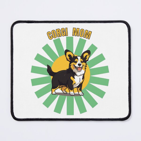 Item preview, Retro Corgi Mom Sunburst T-Shirt designed and sold by jananinaveen.