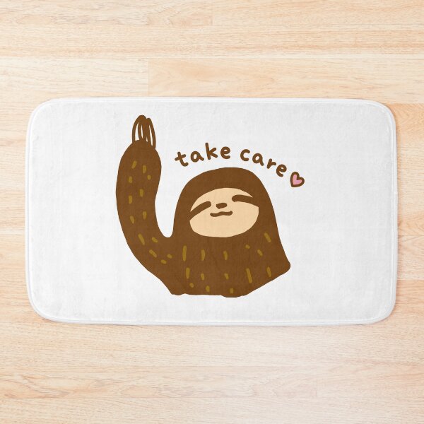 Item preview, Take Care ♡ — Kawaii Sloth Waving designed and sold by naruse-design.