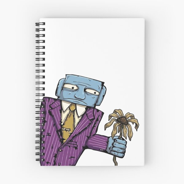 Item preview, Robot Gentleman Holding Flower Funny Weird Art V2 designed and sold by MenaceBehavior.