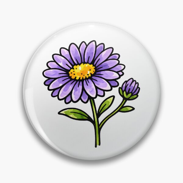 Item preview, Aster Flower designed and sold by GraphicsClub.