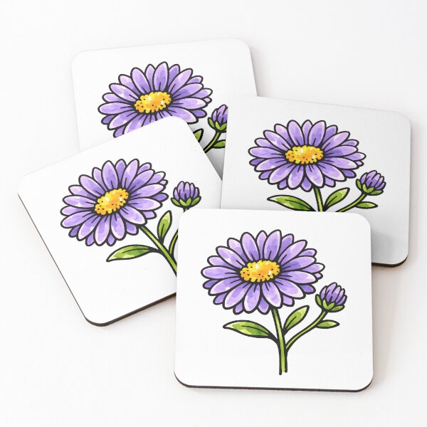 Item preview, Aster Flower designed and sold by GraphicsClub.