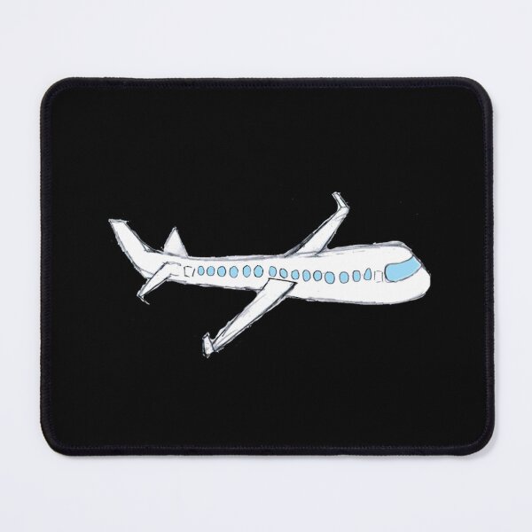 Item preview, Minimalist Hand Drawn Airplane Sketch Flying Jet Illustration designed and sold by Shirdeutch.